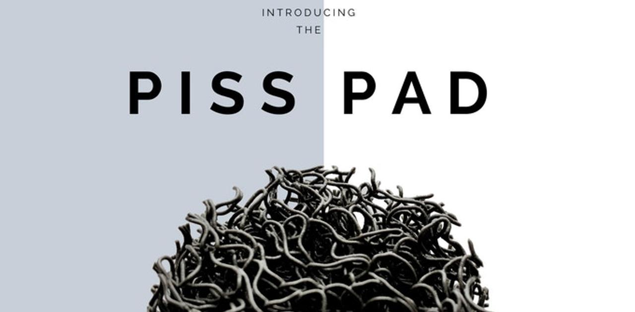 オシッコの跳ね返りを軽減するスポンジ「The Piss Pad」 | ギズモード・ジャパン