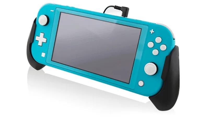 Nintendo Switch Lite用バイブ付きグリップは音に反応してブルブルする 