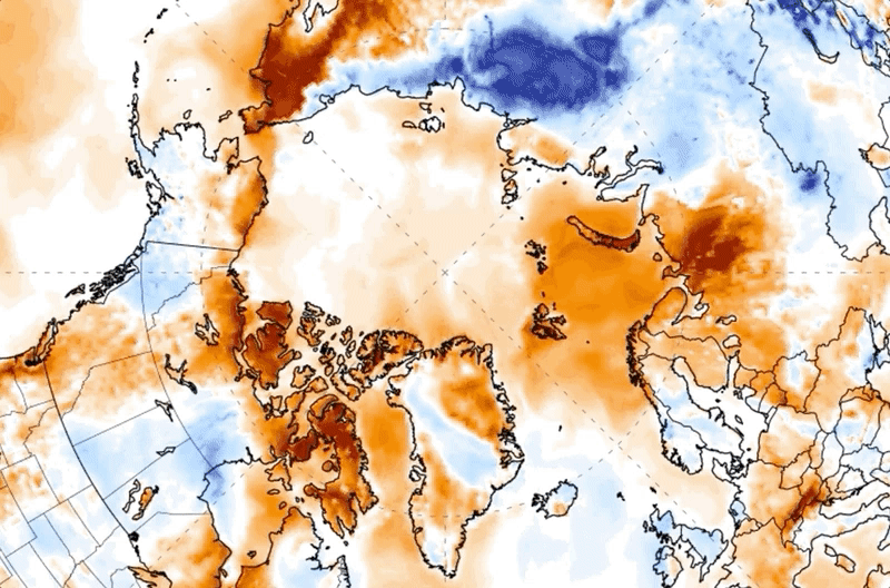 北極、記録的暑すぎ問題