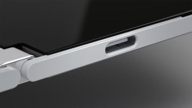 SurfaceDuoのUSB-Cコネクタ