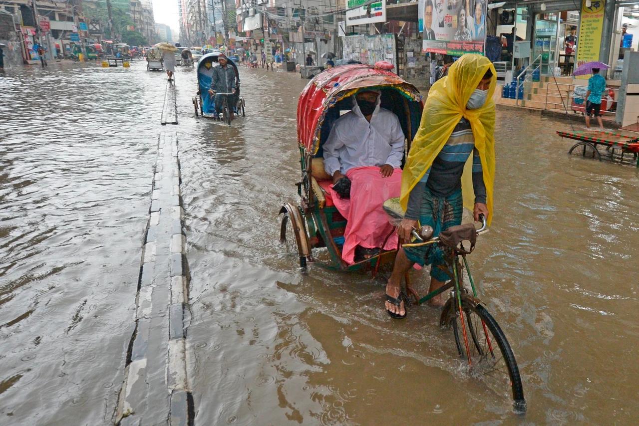 モンスーンによる洪水で、バングラデシュが1/3も水没…
