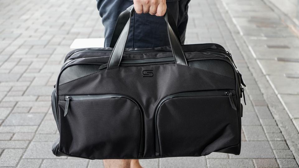 ボストンバッグ ブラック STERKMANN(ステークマン) 約30L 2泊3日の旅行