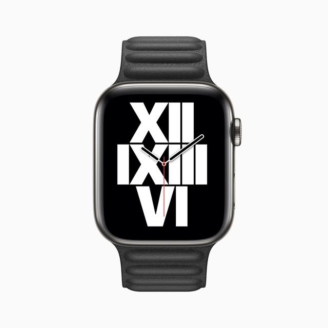 タイポグラフィ文字盤のwatchface