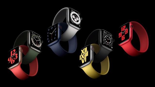 ソロループを装着したApple Watch Series 6の画像