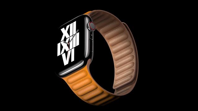 Apple Watch Series 6、レザーバンドの画像