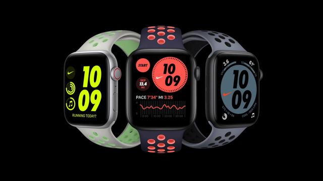 Apple Watch Series 6、Nikeモデルの画像