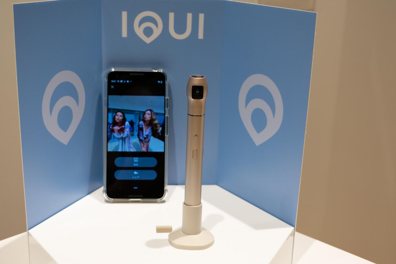 360°カメラ　IQUI イクイ Amazon | vecnos IQUI イクイ 360度カメラ シャンパンゴールド