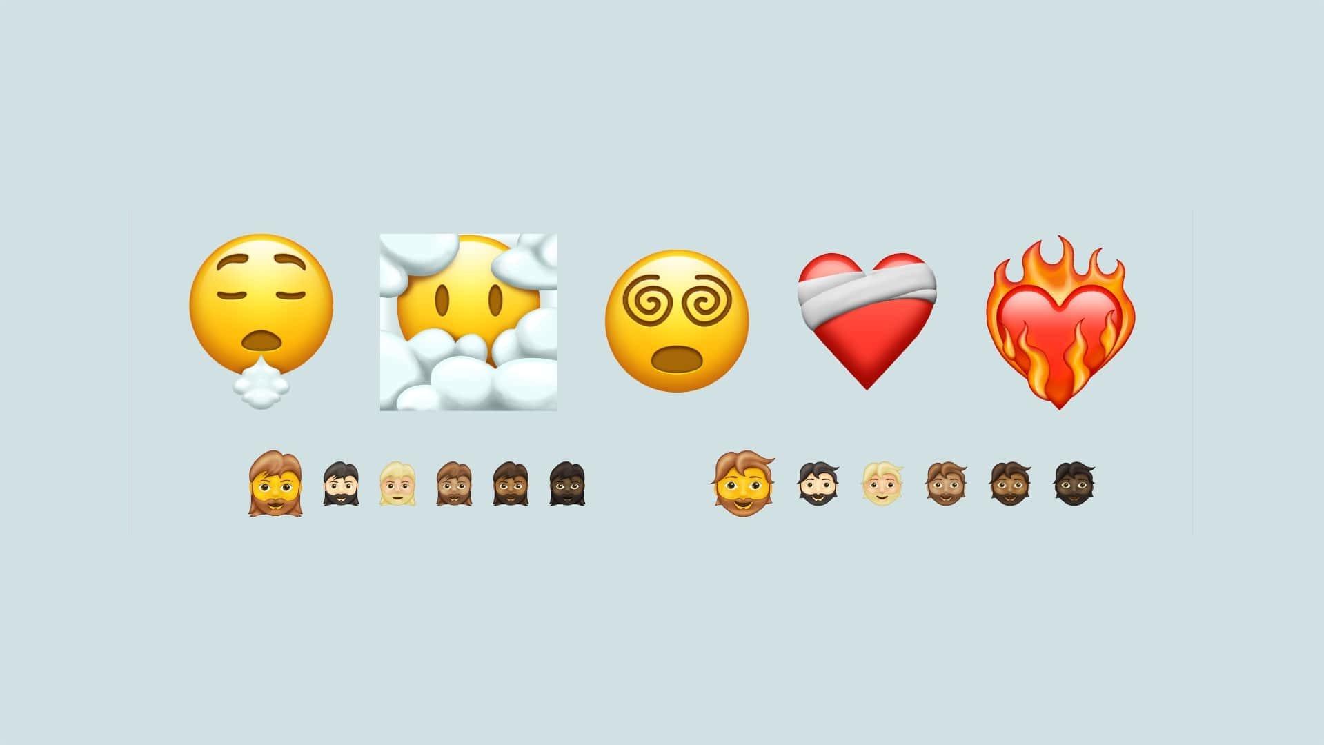 燃え上がるハート、目が回る人。2021年の新絵文字 | ギズモード・ジャパン