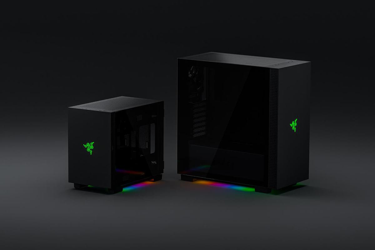 Razerから両面開きのゲーミング用デスクトップPCケースが大小2種登場 