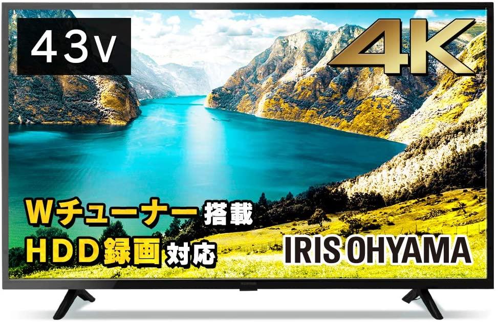 Amazonプライムデー】43型4K対応テレビが3万円ちょいで買えてしまう