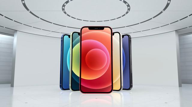 iPhone12の5色のカラーバリエーション