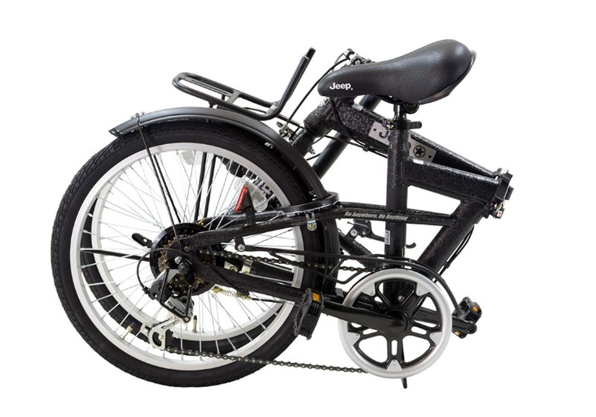 Jeepブランドの人気折りたたみ自転車がリニューアル。こだわりのシワ 