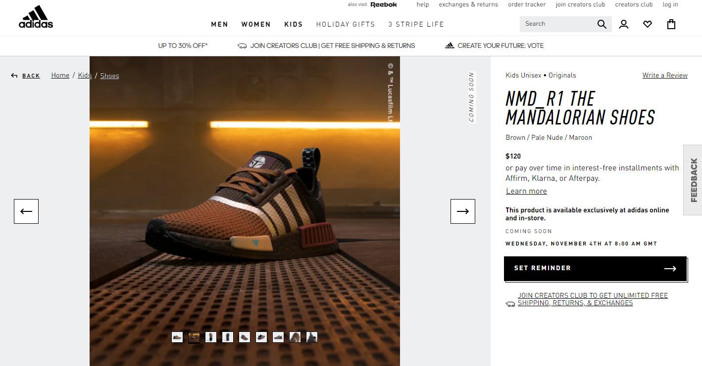 送料込/追跡有 【adidas】スターウォーズコラボ マンダロリアン 最終価格 adidas Gazelle Star Wars マンダロリアンコラボ