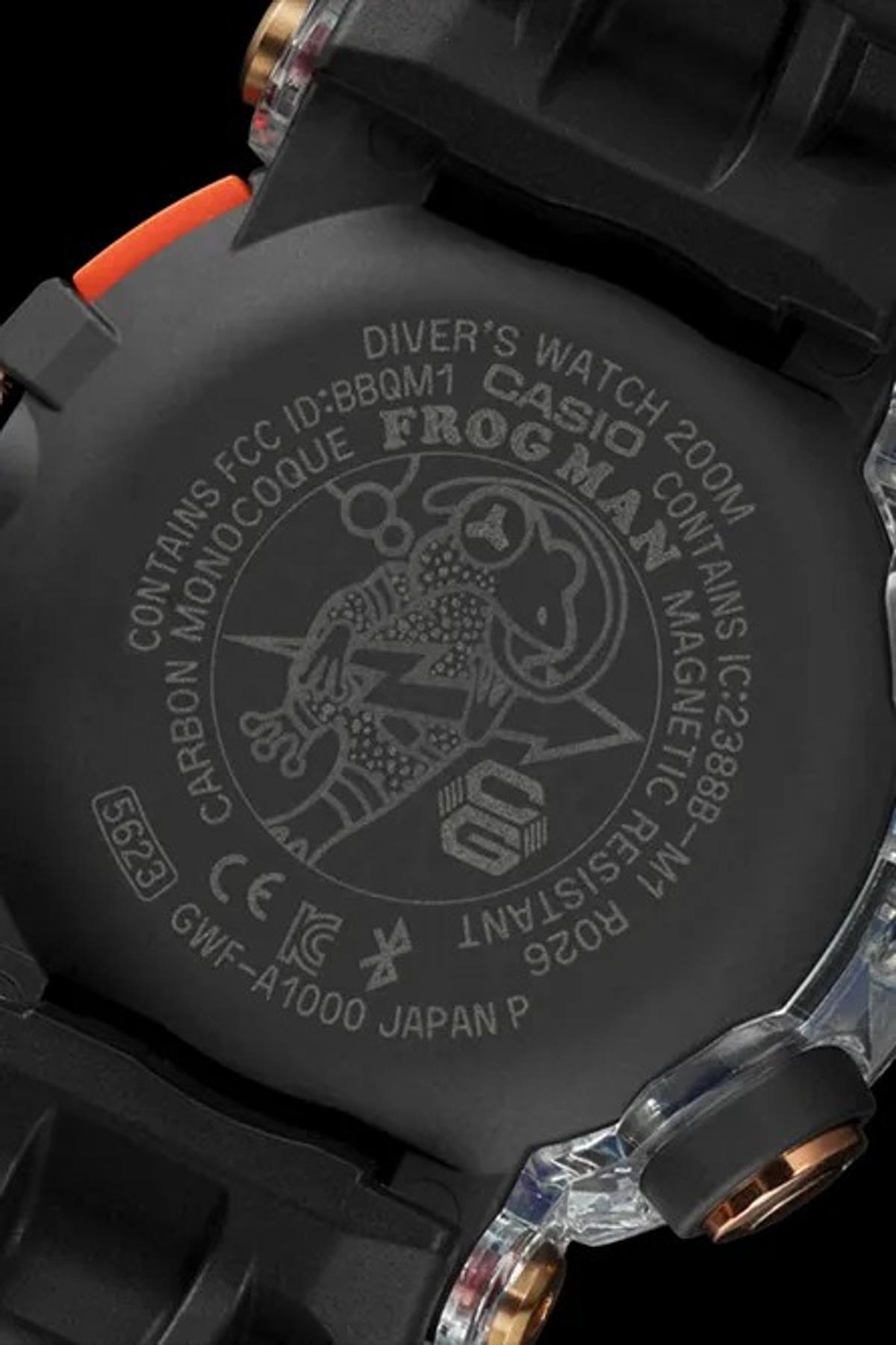 G-SHOCKのフロッグマン、希少なカエルをモチーフに虹色に反射する 