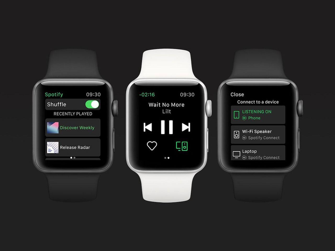 Apple WatchでよーやくSpotifyがストリーミング再生できるように