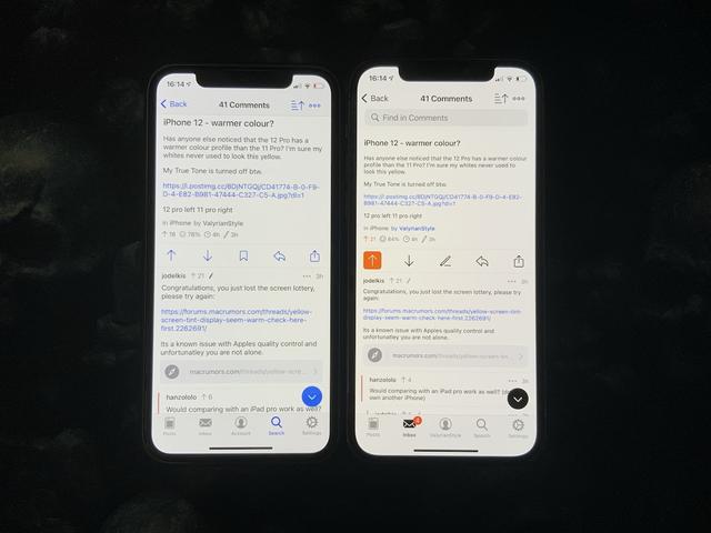 一部のiphone 12 12 Pro 画面が黄色いかも ギズモード ジャパン