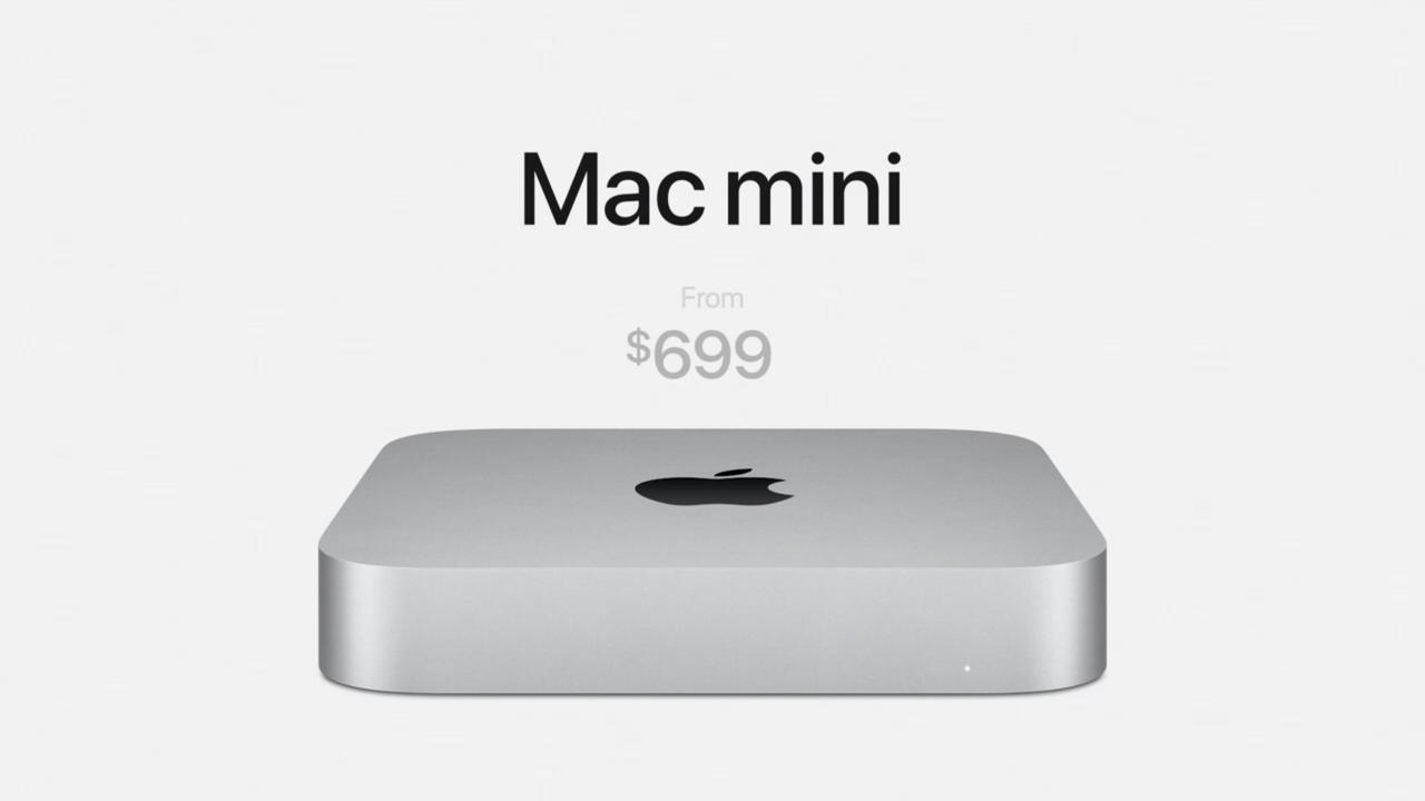 【速報】Mac miniのお値段、699ドル。コスパ番長だ #AppleEvent