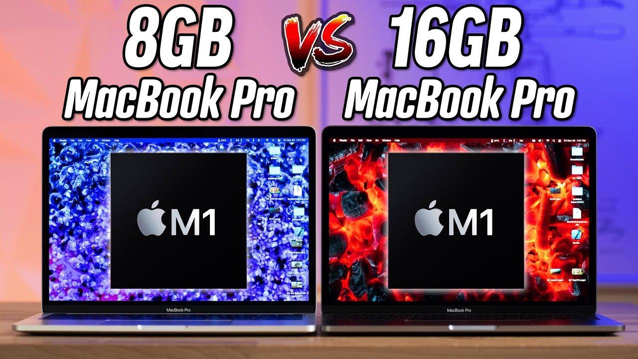 M1搭載Mac、RAM 8GBと16GBで違いはあるの？