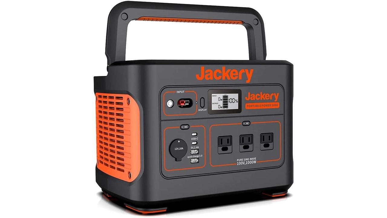 【大得価低価】Jackery ポータブル電源 1000」は278400mAh/1002Wh スマホアクセサリー