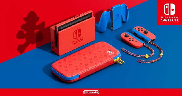マリオレッド×ブルーのニンテンドースイッチ、2月12日に発売 