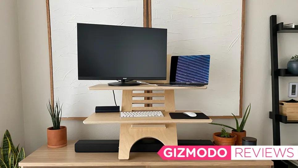 おうちの机をスタンディングデスク化、卓上型の｢DeskStand