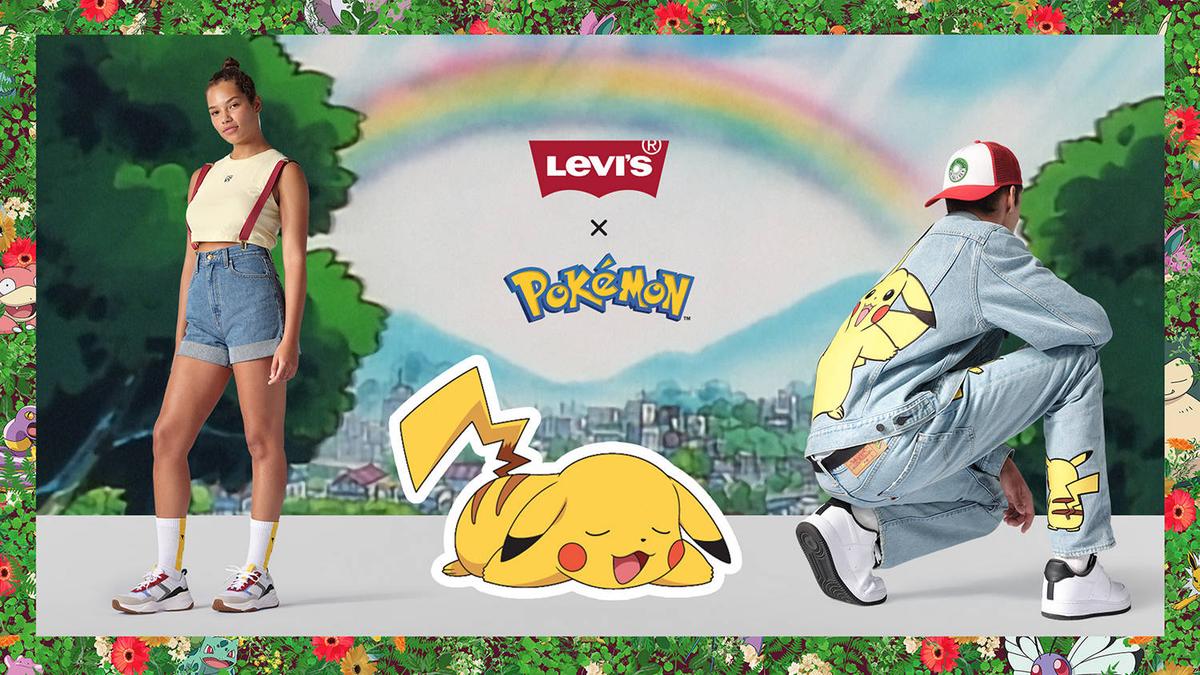 デニム、ゲットだぜ！ ポケモン×リーバイスコラボ、充実のラインナップ 