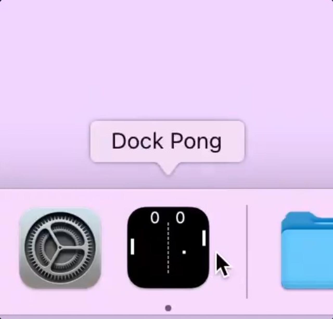 MacのショートカットツールDockで『Pong』をプレイできるようにした猛者現る