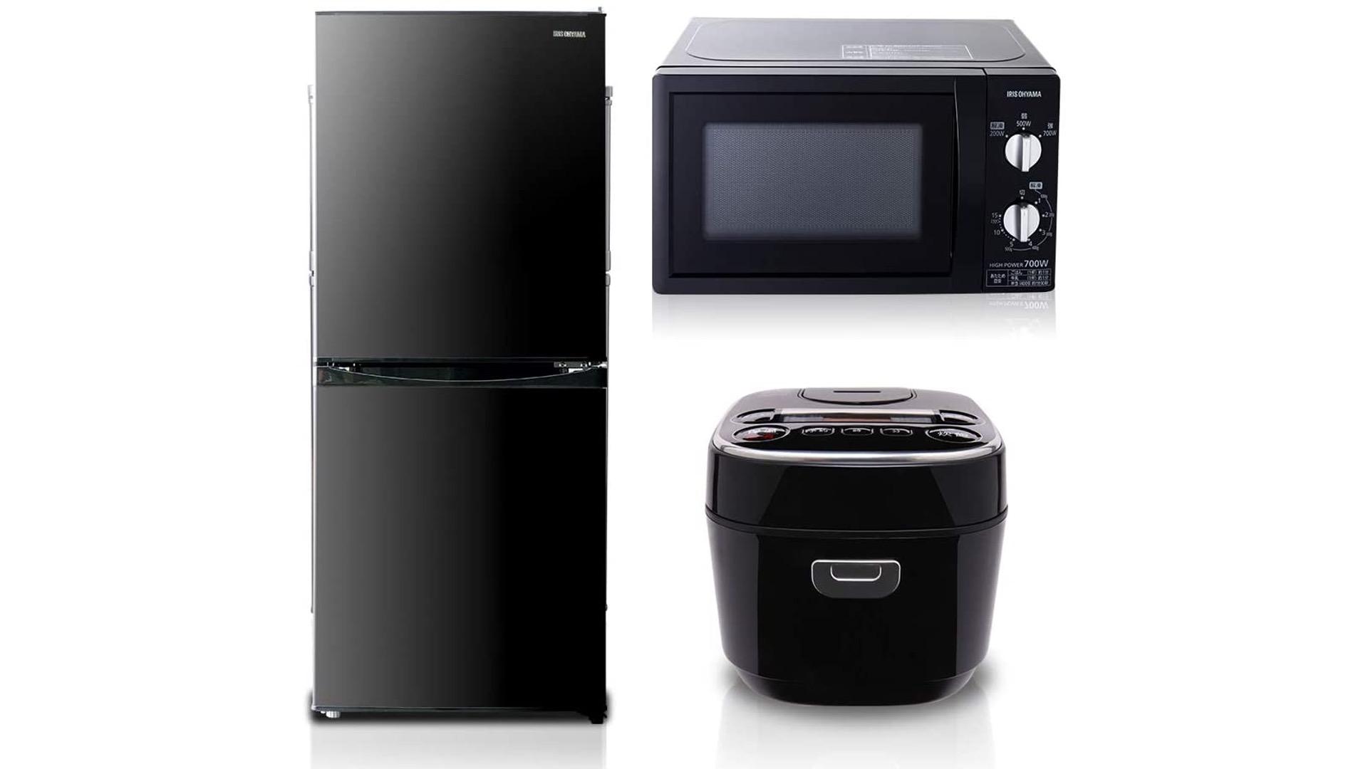 Amazon新生活セール】冷蔵庫・電子レンジ・炊飯器。一人暮らし3種の 