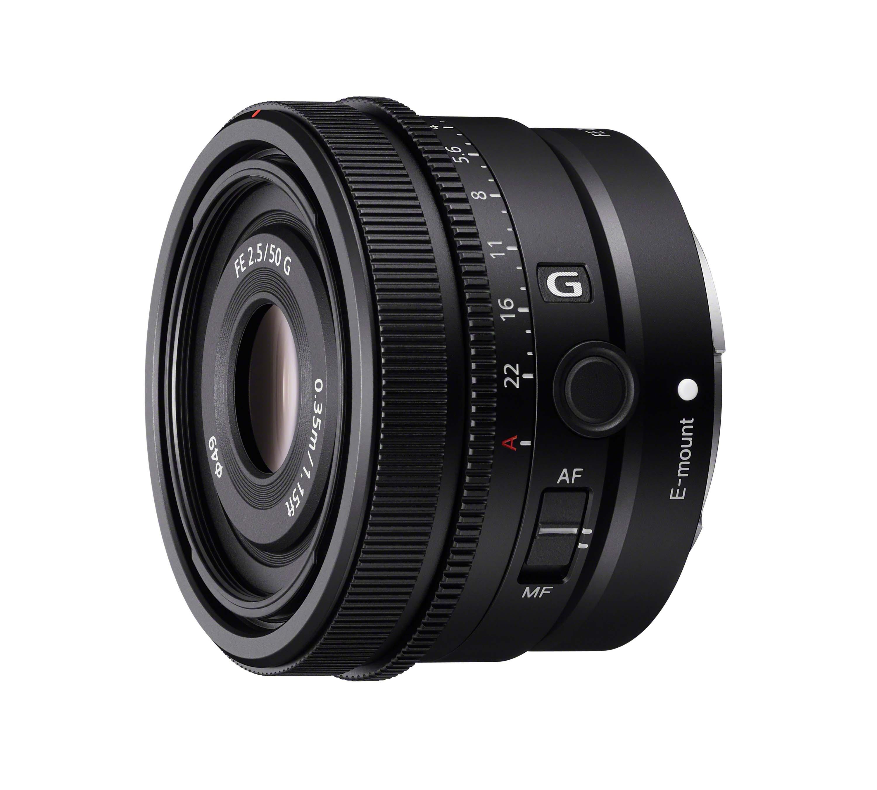 24mm、40mm、50mm。小さくて軽くてお値段おてごろのソニーG
