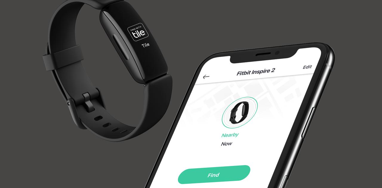 Fitbit Inspire 2がTile機能付きに。なくしても探せるようになっ