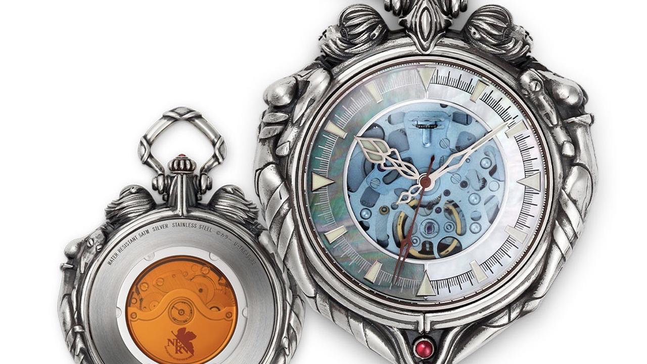 艶めかしい綾波レイが彫刻された『エヴァンゲリオン』懐中時計。覚悟が問われる36万円！