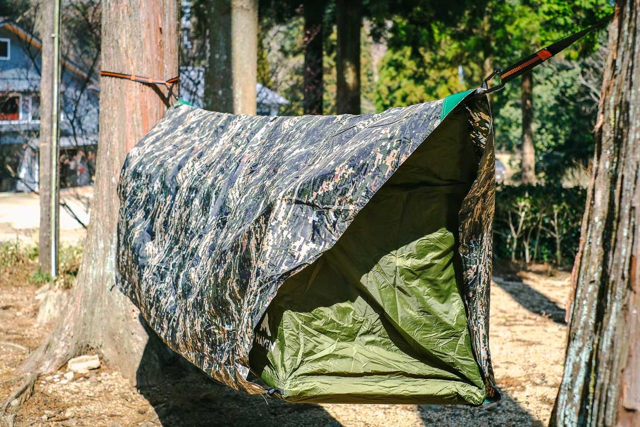 次世代キャンプは空中がポイント!? 人気上昇中のハンモック型テント｢Haven Tent｣を使ってみた