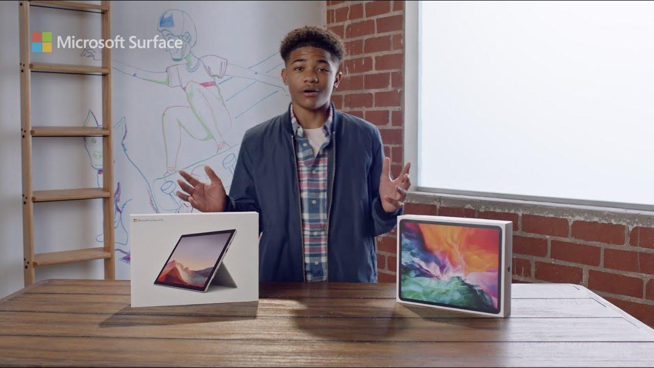 マイクロソフト｢iPad ProよりSurface Pro 7の方がいいよね｣