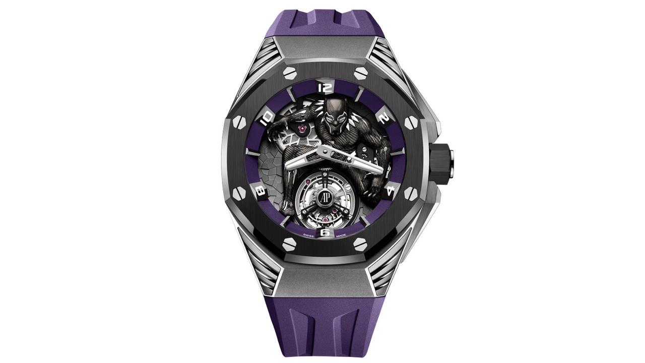 スイスの高級腕時計オーデマ・ピゲがマーベルとコラボ。250本限定のブラックパンサー腕時計が発売！