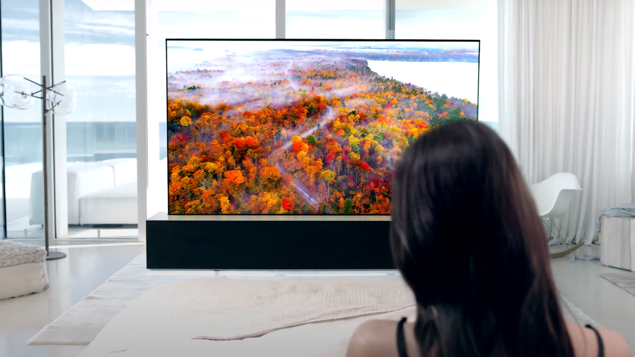 オリンピック、超豪華な巻き取り大画面テレビで見れるっぽい？