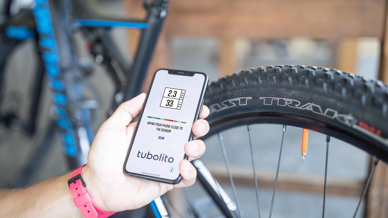 NFCチップ内蔵。空気圧がスマホで分かる自転車用チューブ