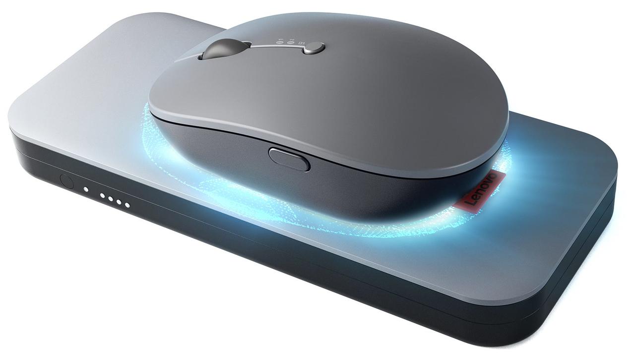 見よアップル！ レノボの新コードレスマウスはパッド上で充電可能