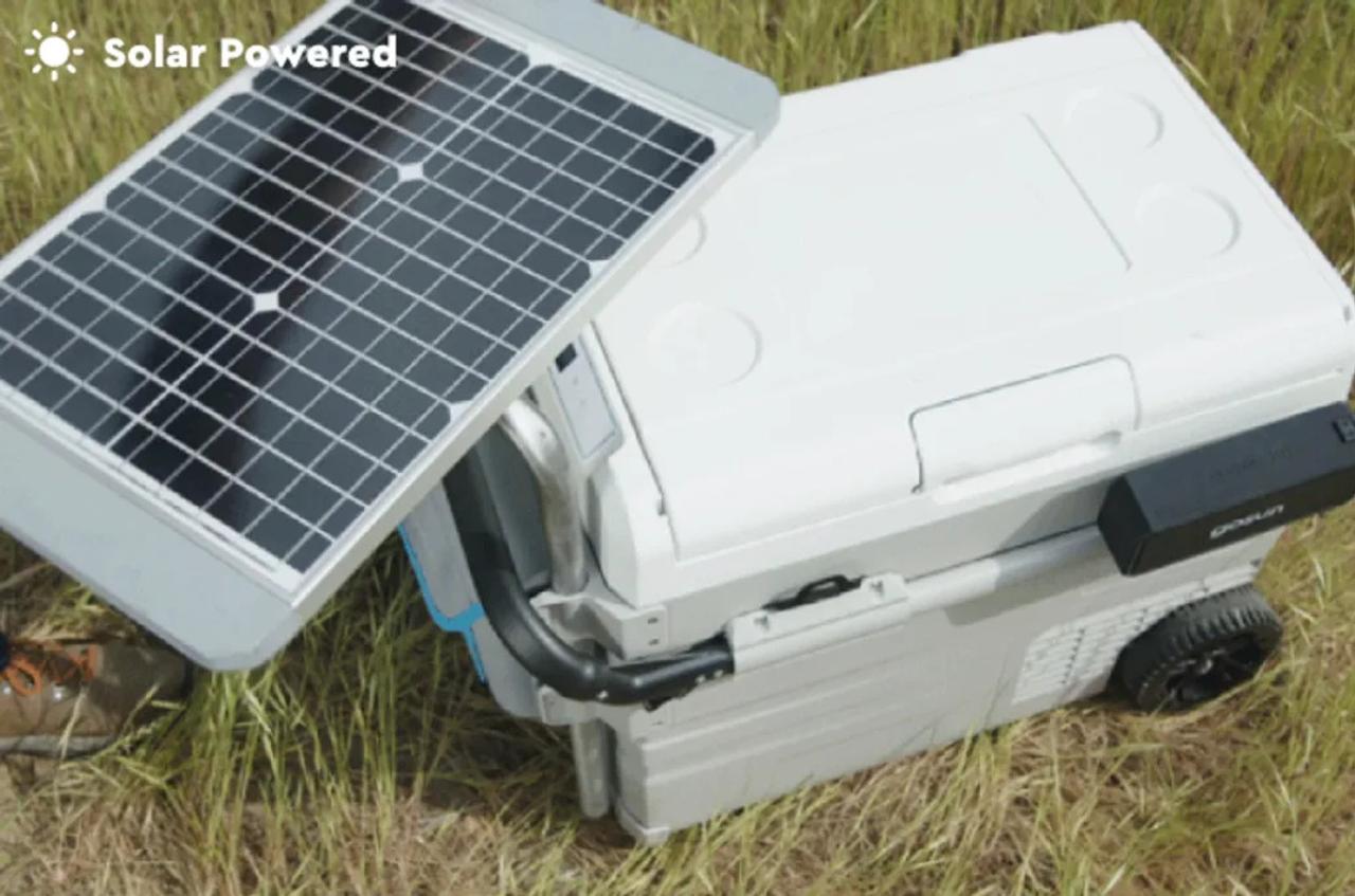 太陽光でコーラもアイスも冷やせるアウトドア用ソーラー冷蔵庫 ギズモード・ジャパン