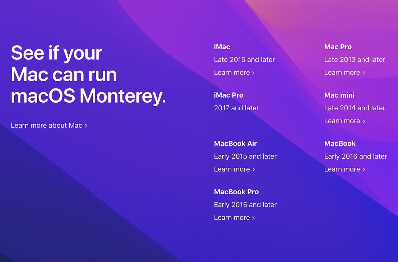 あなたのMac、macOS Montereyに対応している？ #WWDC21