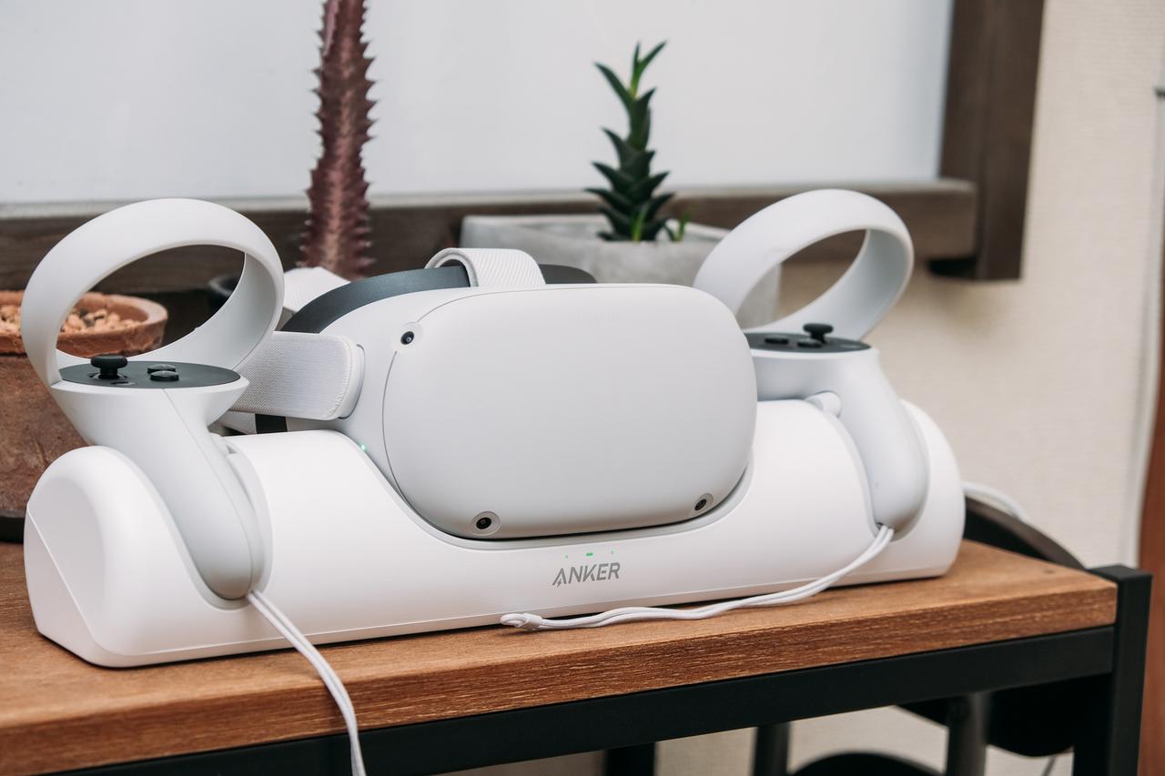 VRがニンテンドースイッチなみに手軽になる：Anker Charging Dock for Oculus Quest 2