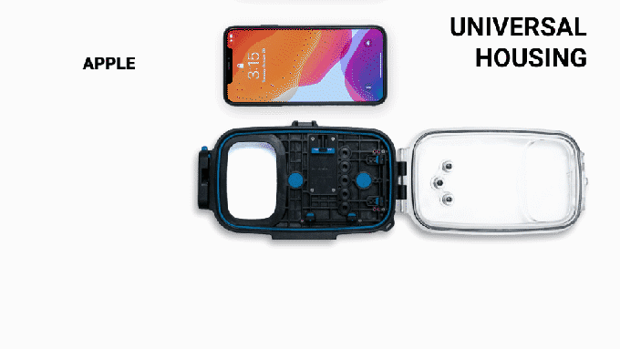 スマホをダイビングで活用できる強力防水ハウジング｢DIVEROID