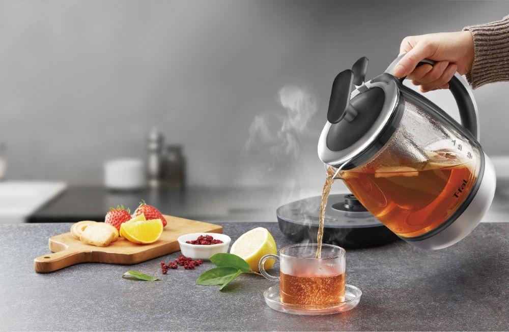 ティファール初、茶こし付きの電気ケトルならお茶がすぐいれ