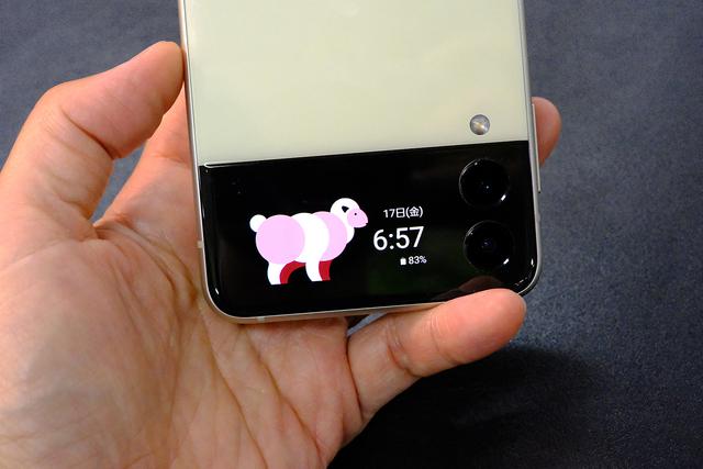 210917_galaxyflip3littledisplay_animalondisplay