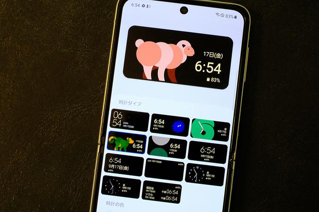 210917_galaxyflip3littledisplay_customanimals