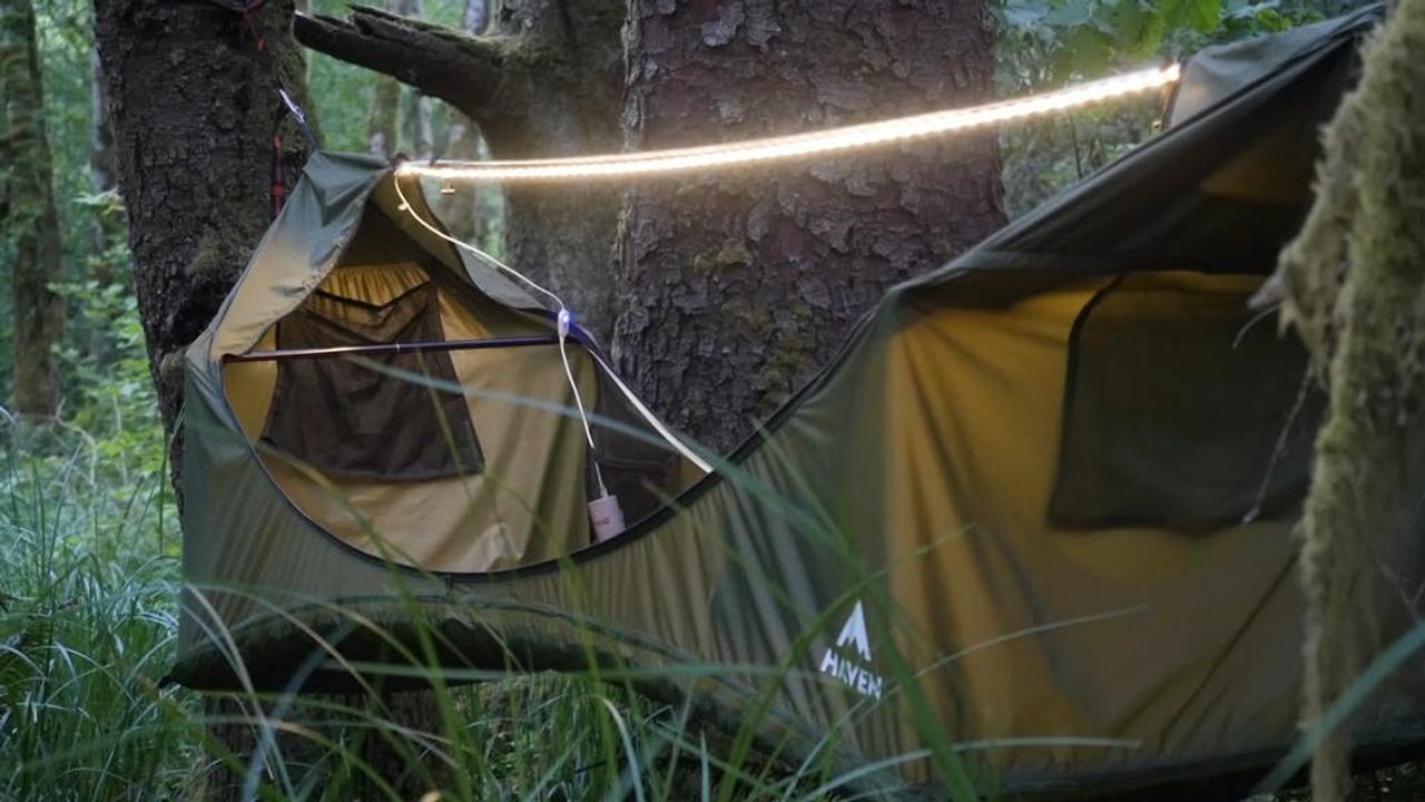 空中キャンプはいかが？ 人気ハンモックテント｢Haven Tent ｣のお得な先行販売が終了迫る