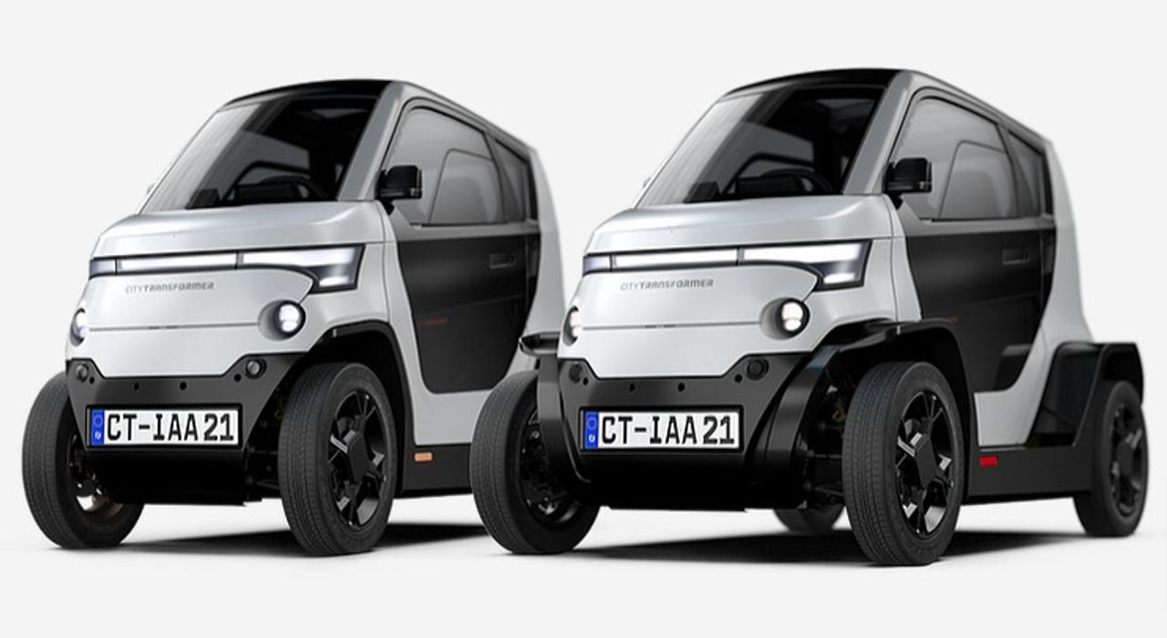 都市型移動の強い味方。車幅がトランスフォームするふたり乗りEV｢CITY TRANSFORMER CT1｣