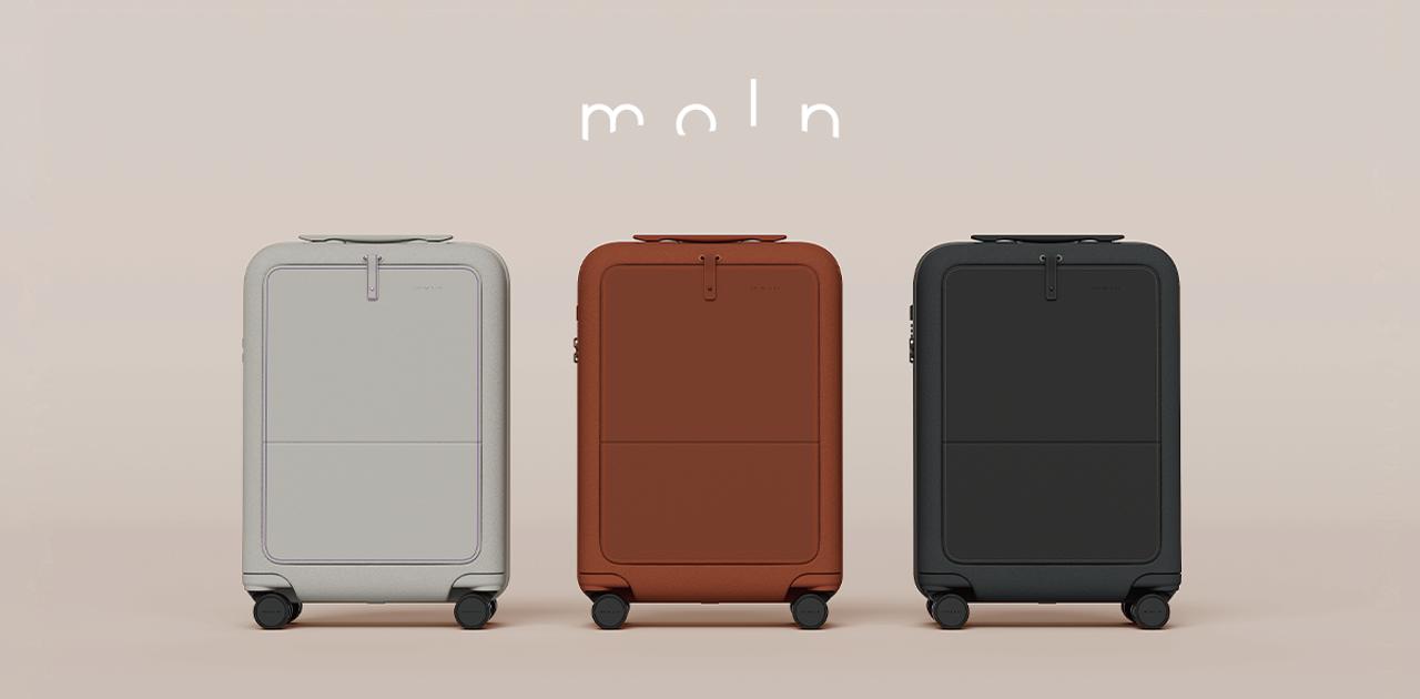 moln スーツケース キャリーケース テラコッタ 機内持ち込み可 34L 