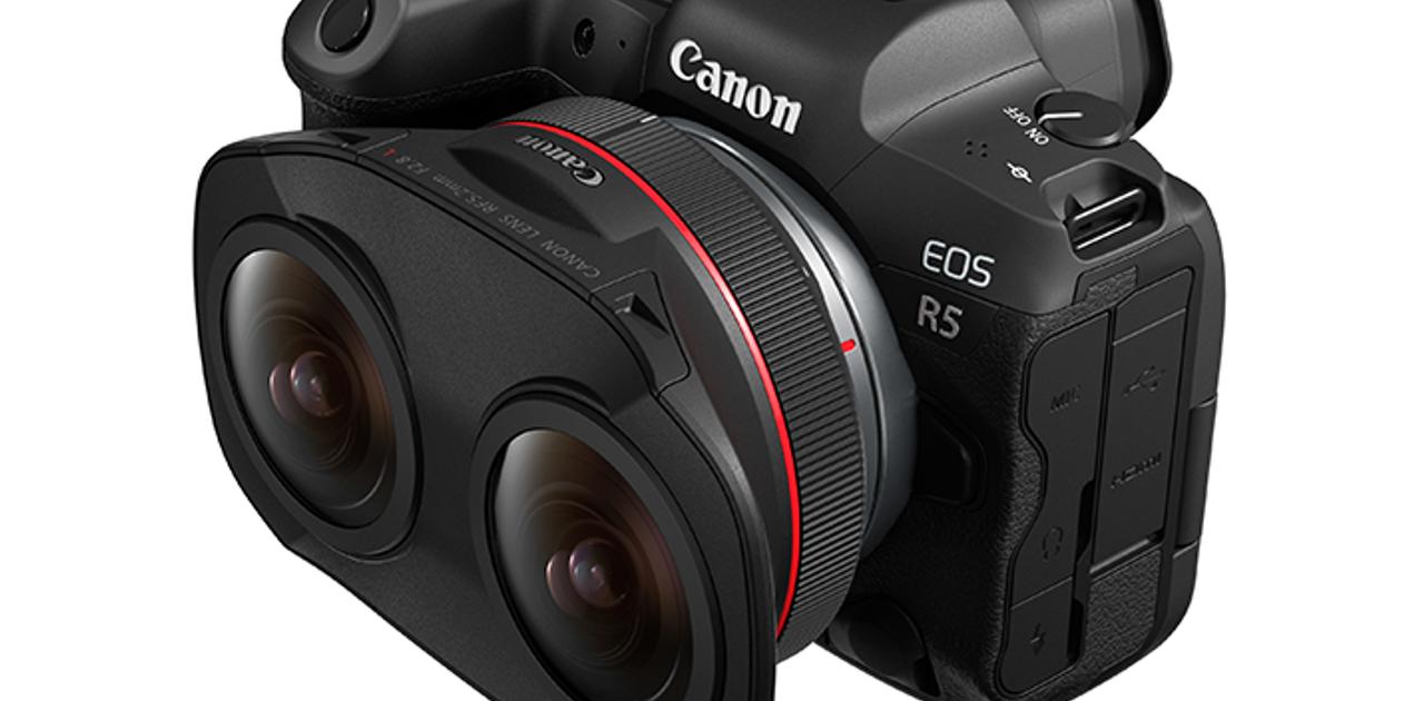 Canonカメラ5台とレンズ2個 VRレンズ RF5.2mm F2.8 L DUAL FISHEYE ［キヤノンRF /単焦点