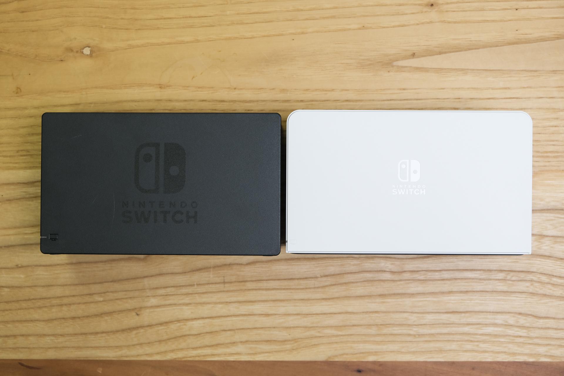 Switch】有機ELモデルを、従来のNintendo Switchドックに