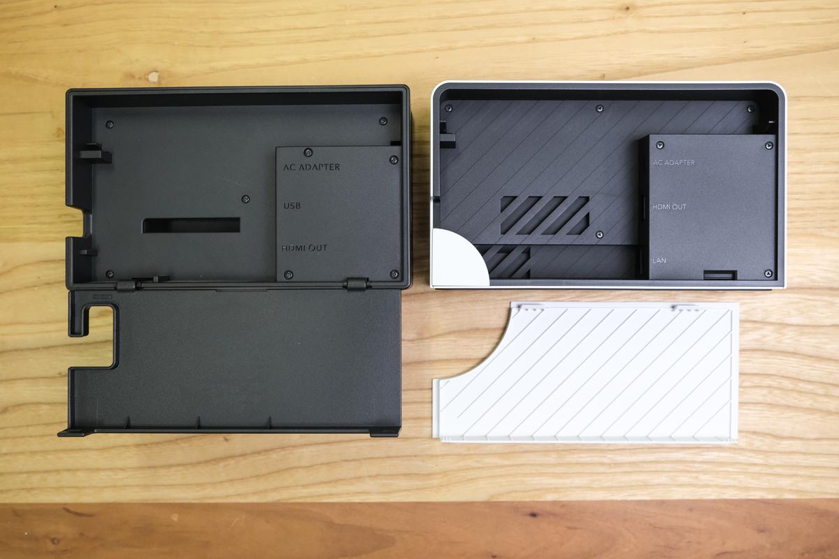 有線LANキター！ Nintendo Switch（有機ELモデル）のドックを旧モデル 